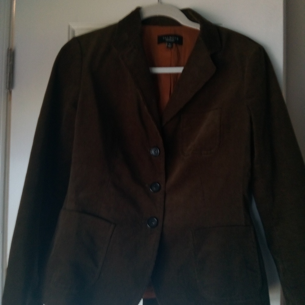 Talbots Brown corduroy blazer